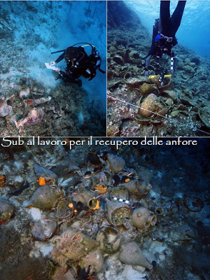 Una miniera di relitti nel mar Egeo: Al largo delle isole Fourni gli archeologi hanno scoperto i resti di 22 navi antiche