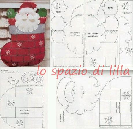 Ago & Filo: schemi per decorazioni natalizie / Needlecraft: Christmas sewing templates