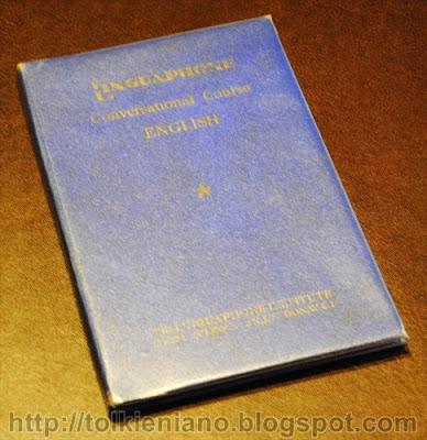 Linguaphone Conversational Course English con Tolkien, edizione francese 1931