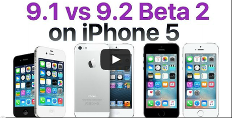 iOS 9.2 beta 2 vs iOS 9.1 – Nuovo speed test effettuato su iPhone 4s, iPhone 5 e 5S