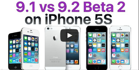 iOS 9.2 beta 2 vs iOS 9.1 – Nuovo speed test effettuato su iPhone 4s, iPhone 5 e 5S