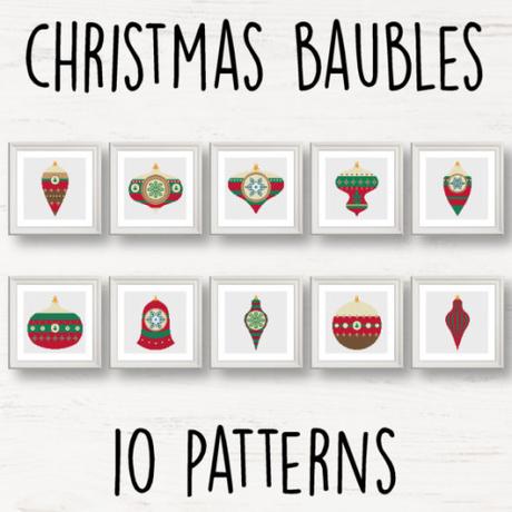 Christmas Baubles pattern