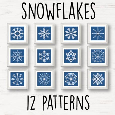 Snowflakes pattern