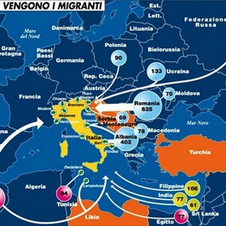 Il ruolo dei social network nei viaggi dei migranti siriani.