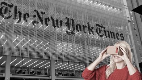 Il New York Times pubblicherà notizie in VR!