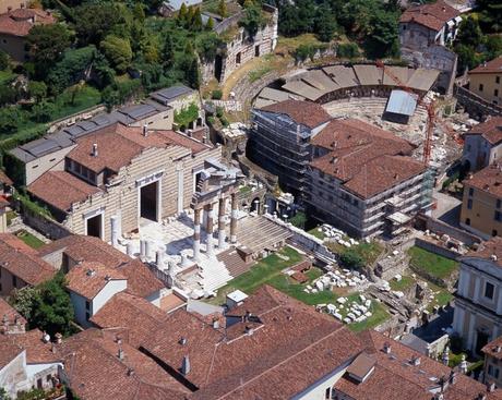 Brescia veduta aerea foro