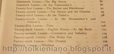Tolkien e il Linguaphone Conversational Course English, edizione in tela per l'Italia 1933