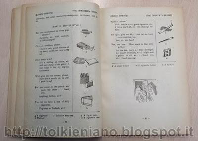 Tolkien e il Linguaphone Conversational Course English, edizione in brossura per l'Italia 1933