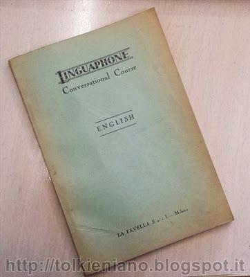 Tolkien e il Linguaphone Conversational Course English, edizione in brossura per l'Italia 1933