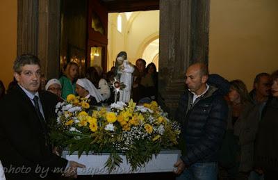 la sacra reliquia di san Giovanni Paolo II è arrivata a Positano