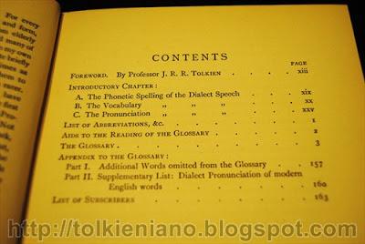 A New Glossary of the Dialect of the Huddersfield District con la prefazione di Tolkien, 1928