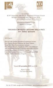 Venanzo Crocetti cavaliere della pace