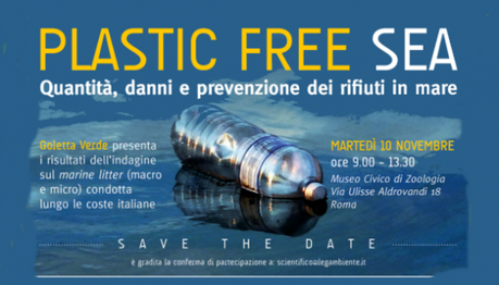 Indagine di Legambiente sui rifiuti plastici nel mare italiano