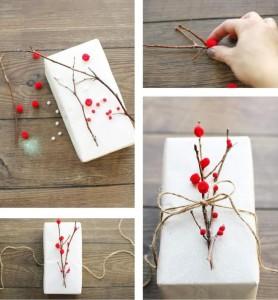 pachetti fatti a mano Diy box xmas