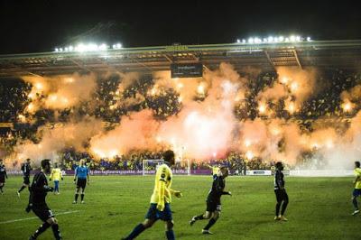 (VIDEO)Great tifo in Brøndby IF vs FC København! 08.11.15