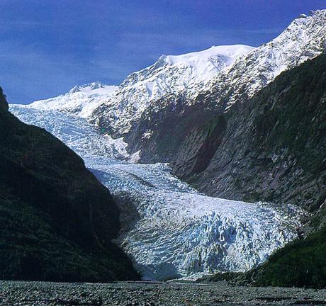 Il ghiacciaio Franz Josef nel 2001