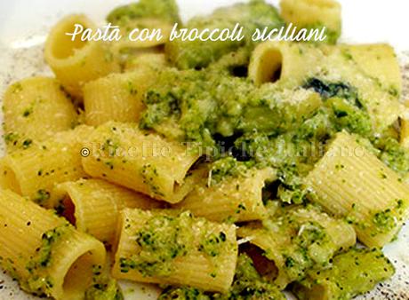 Pasta con broccoli siciliani