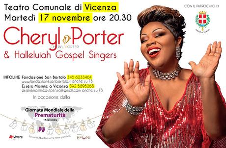 Cheryl Porter e gli Halleluiah Gospel Singers per il sociale