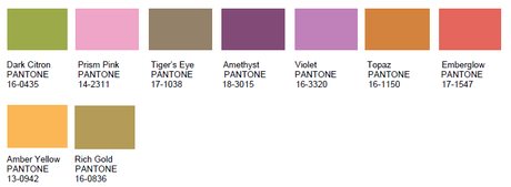 I colori Pantone 2016