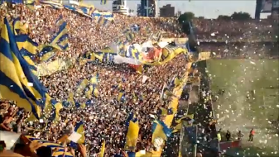 (VIDEO)Rosario Central fans vs Boca Juniors 8.11.2015