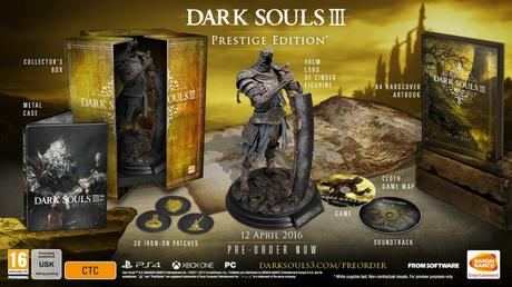 Negozio svela due edizioni speciali di Dark Souls III e la potenziale data d'uscita