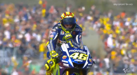 La rimonta sfumata di Valentino Rossi