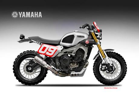 Design Corner - Yamaha XSR 900 Series by Oberdan Bezzi