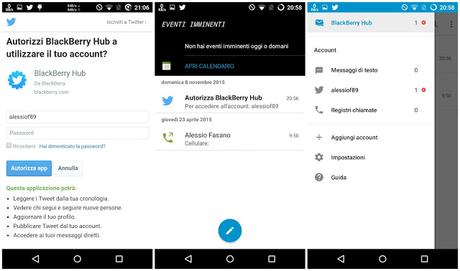 Come attivare il Blackberry HUB su smartphone Android