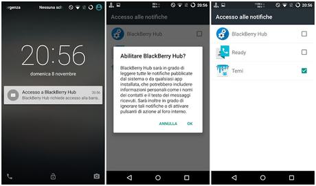 Come attivare il Blackberry HUB su smartphone Android