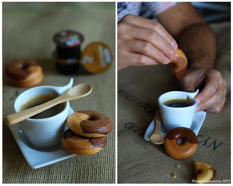 Mini ciambelline bigusto | Two flavors mini donuts
