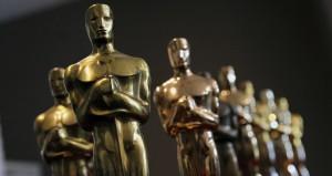 BRENTWOOD, CA - FEBRUARY 24: Nate Sanders displays the collection of Oscar statuettes that his auction company will sell online to the highest bidder on February 24, 2012 in Brentwood, California. (Photo by Toby Canham/Getty Images)