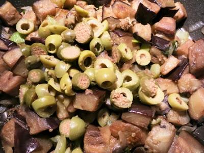 Caponata con salmone