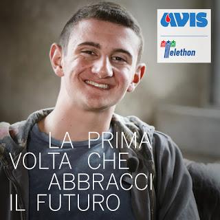MILANO. Avis TELETHON: nuova campagna comunicazione prima volta abbracci futuro