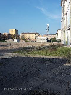 Vecchio ospedale, un'area vuota