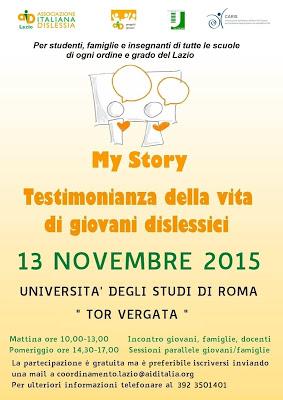 Il My Story a Roma il 13 novembre 2015