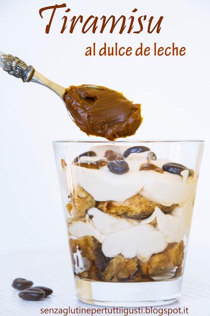 Tiramisu al dulce de leche senza glutine con crema senza uova