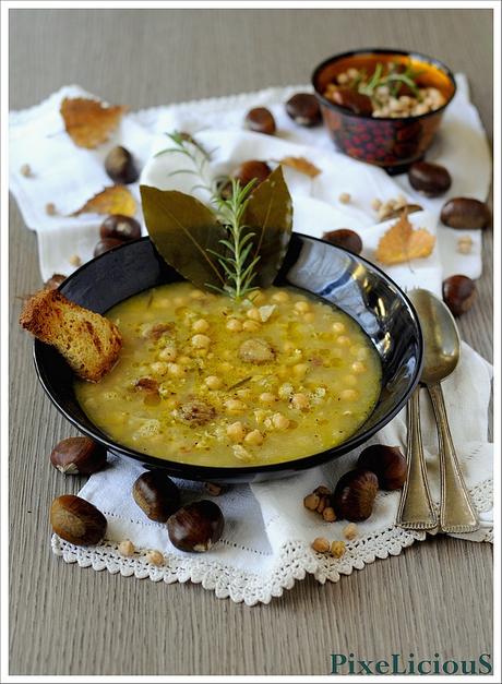 Zuppa di Ceci e Castagne