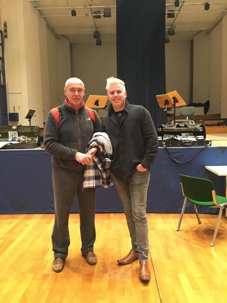 Ivo Pogorelich e Dan Ettinger in una pausa delle prove