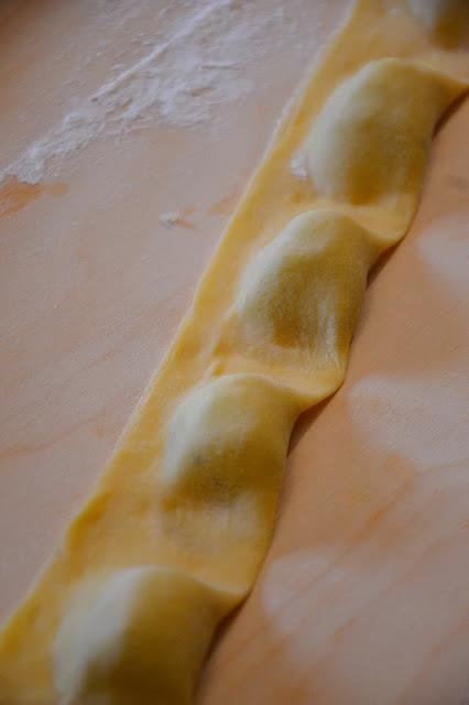 Tortelli di patate emiliani...conditi alla genovese