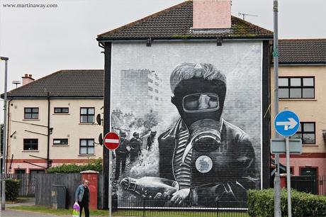 Derry e il quartiere di Bogside.