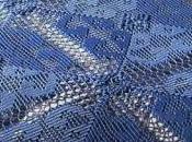 Lavori uncinetto: Coperta quadrati azzurri