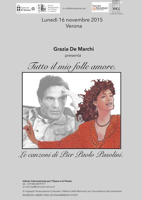 Grazia De Marchi e le canzoni di Pier Paolo Pasolini