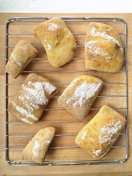 Ciabattine di semola a lievitazione naturale