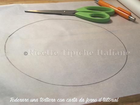 Foderare una tortiera con carta da forno il tutorial