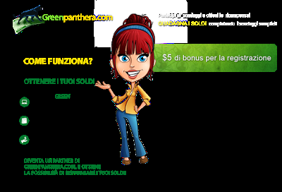 Guadagnare online con Greenpanthera sondaggi e cashback