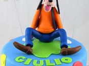 Torta Pippo della Disney pasta zucchero compleanno bimbo