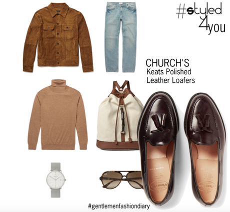 #STYLED4YOU: Church's Keats Polished Leather Loafers.