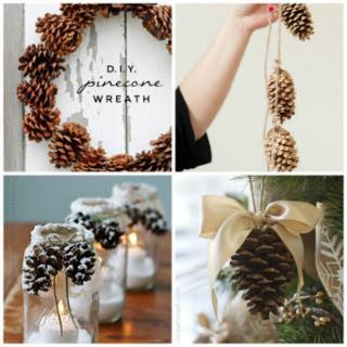 Decorazioni di natale fai da te con le pigne paperblog Oggetti fai da te natalizi