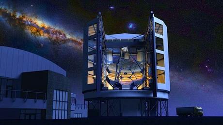 Una rappresentazione artistica del GMT-Giant Magellan Telescope. Crediti: GMTO Corporation 