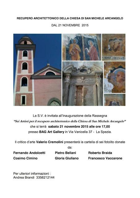 Sei Artisti per il recupero architettonico della Chiesa di San Michele Arcangelo